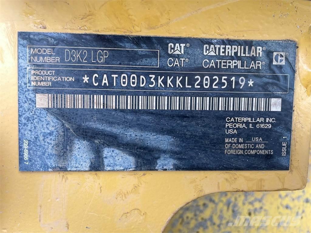 CAT D3K2 LGP Spycharki gąsienicowe