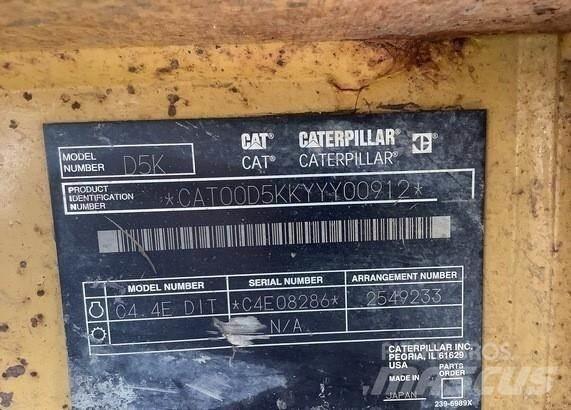 CAT D5K LGP Spychacze-układarki rur