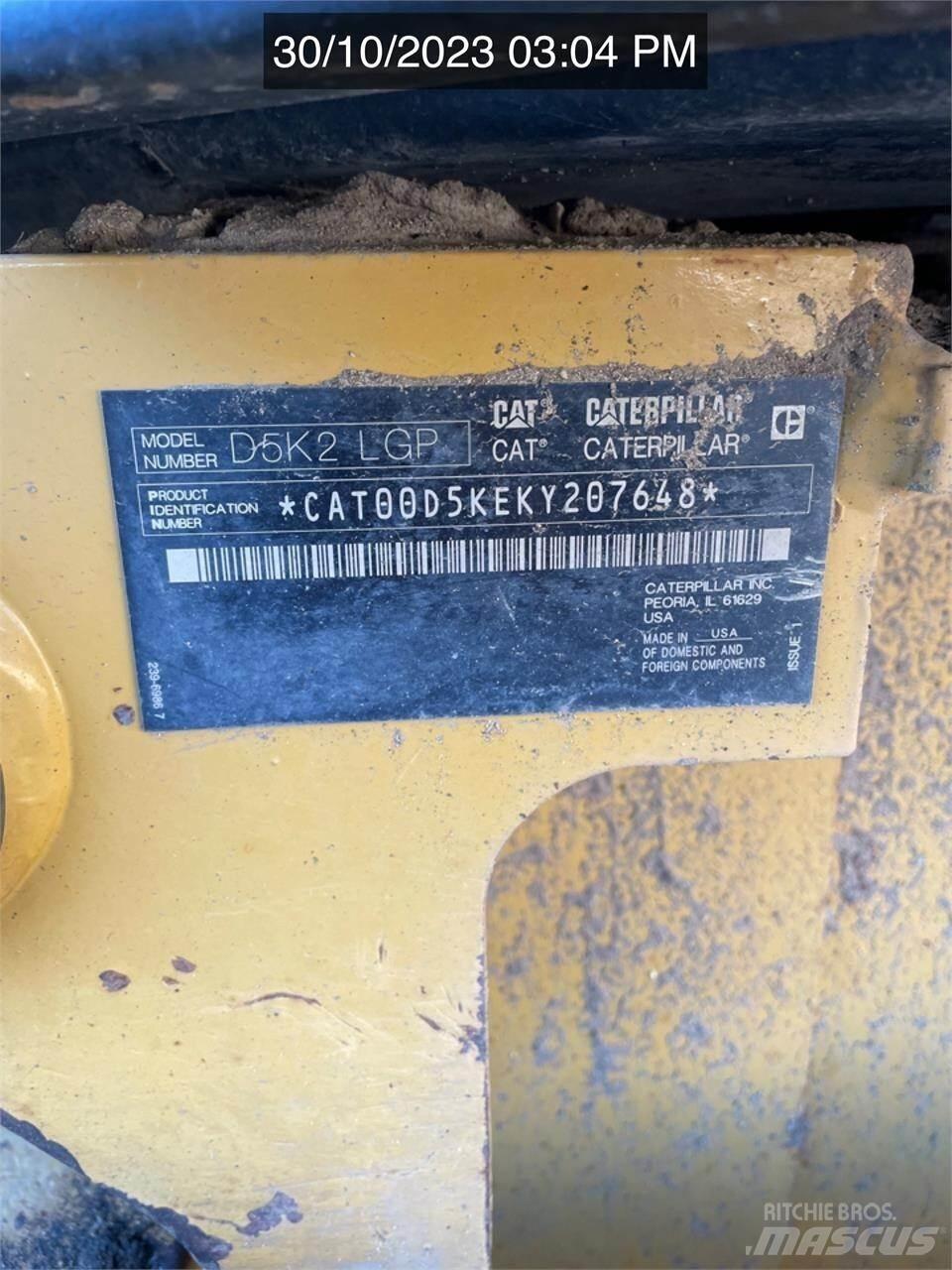CAT D5K2 LGP Spycharki gąsienicowe