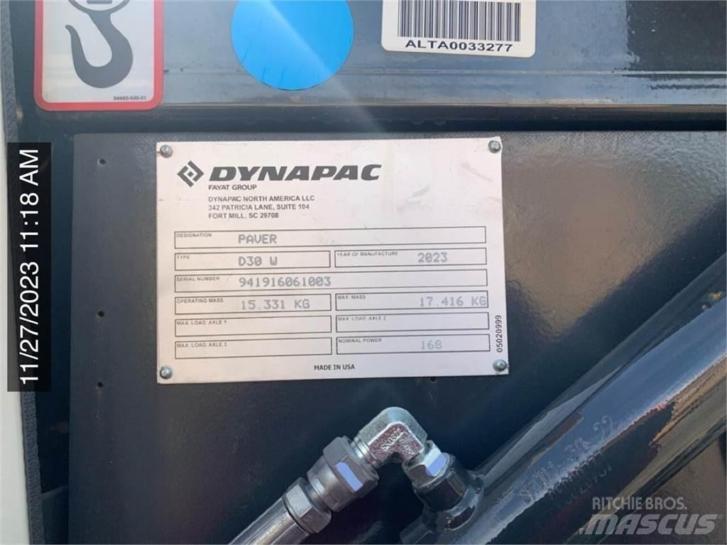 Dynapac D30W Rozściełacze do asfaltu