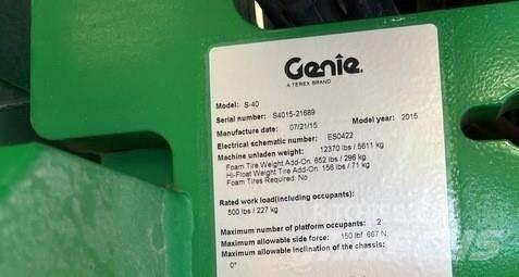 Genie S40 Podnośniki teleskopowe
