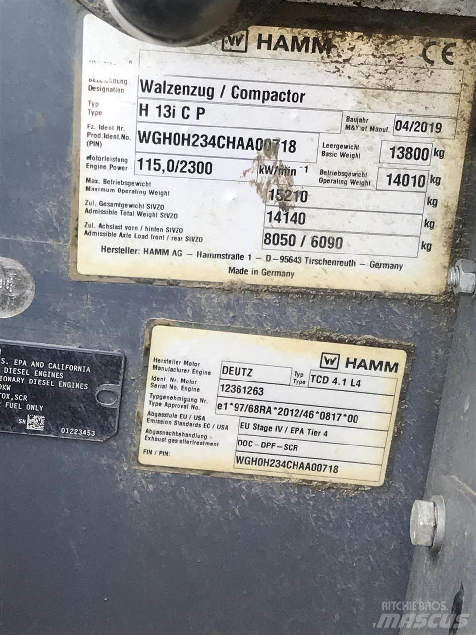 Hamm H13ICP Kompaktory