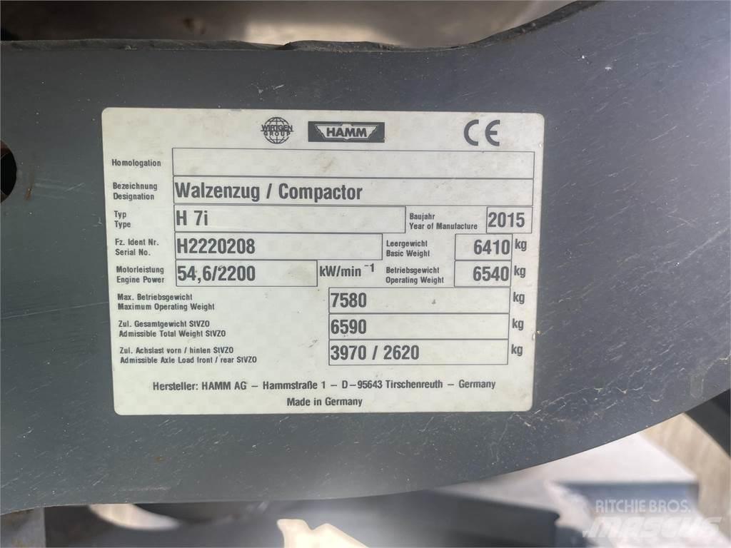 Hamm H7I Walce dwubębnowe