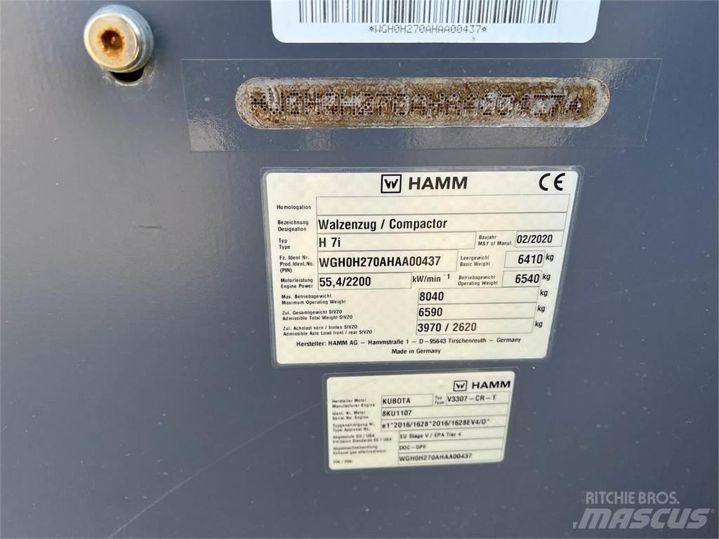 Hamm H7I Walce dwubębnowe