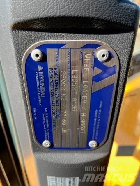 Hyundai HL965XT Ładowarki kołowe