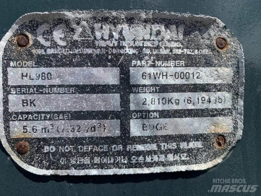 Hyundai HL980 Ładowarki kołowe