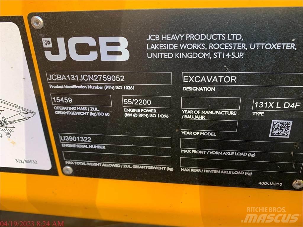 JCB 131X LC Koparki gąsienicowe