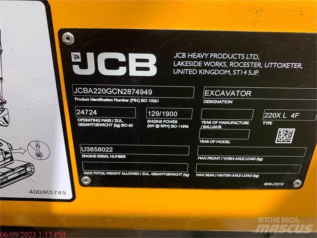 JCB 220X Koparki gąsienicowe