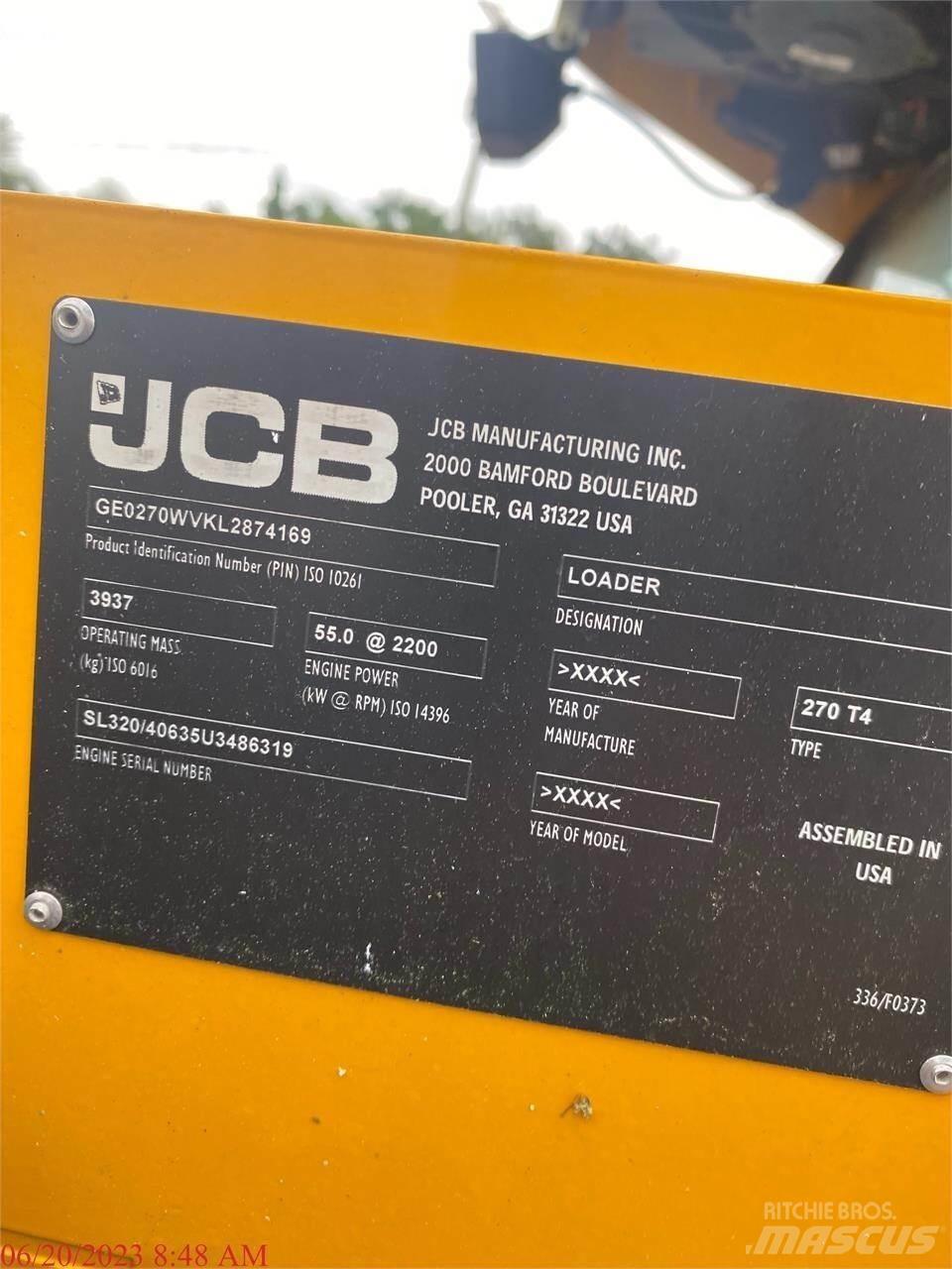 JCB 270 Ładowarki burtowe