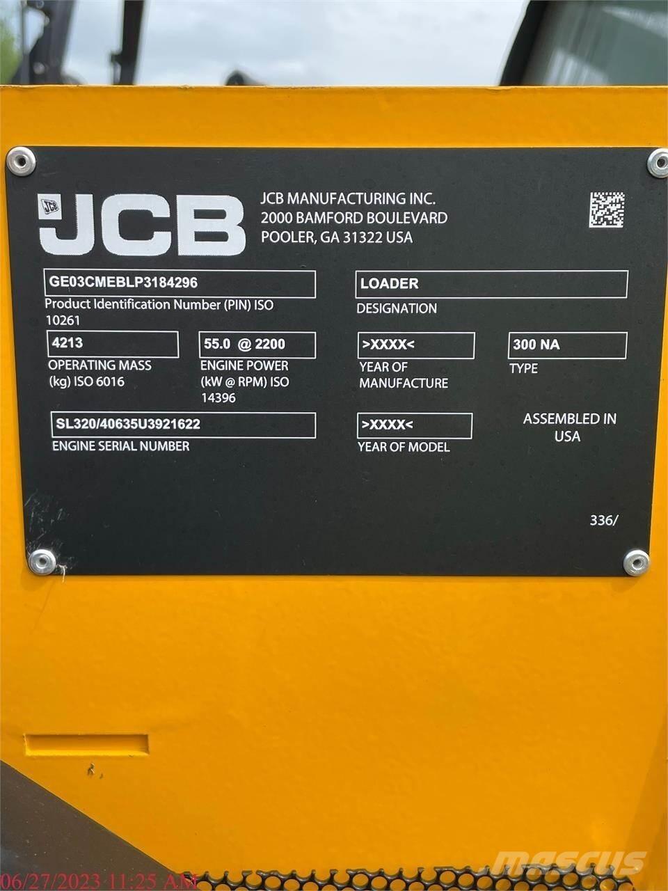 JCB 300 Ładowarki burtowe