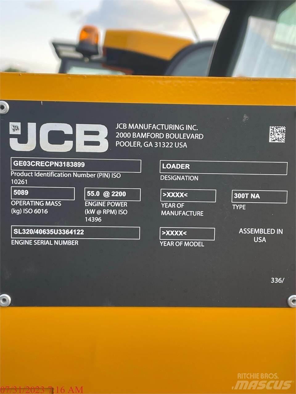 JCB 300T Ładowarki burtowe