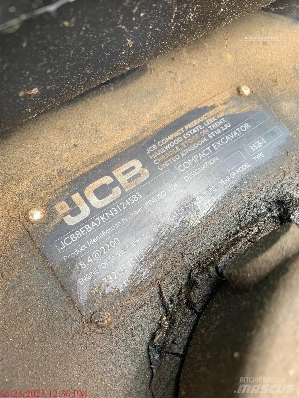 JCB 35Z-1 Minikoparki