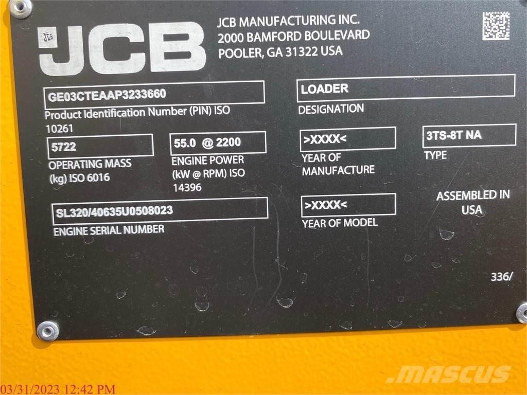 JCB 3TS-8T Ładowarki burtowe