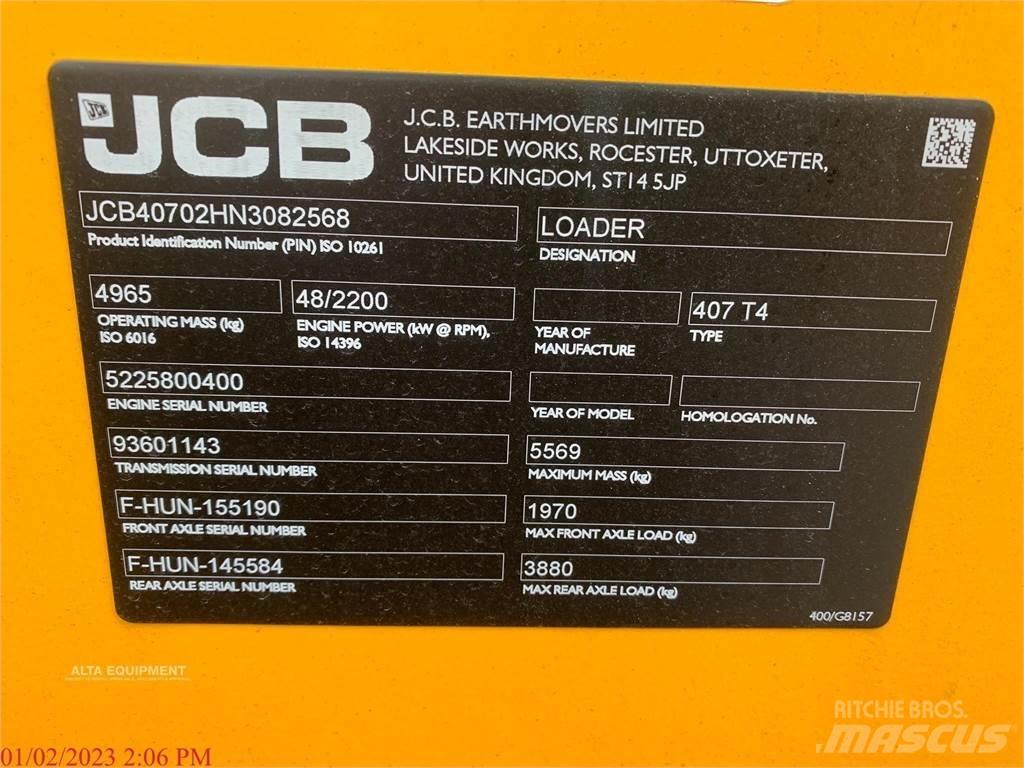 JCB 407B Ładowarki kołowe