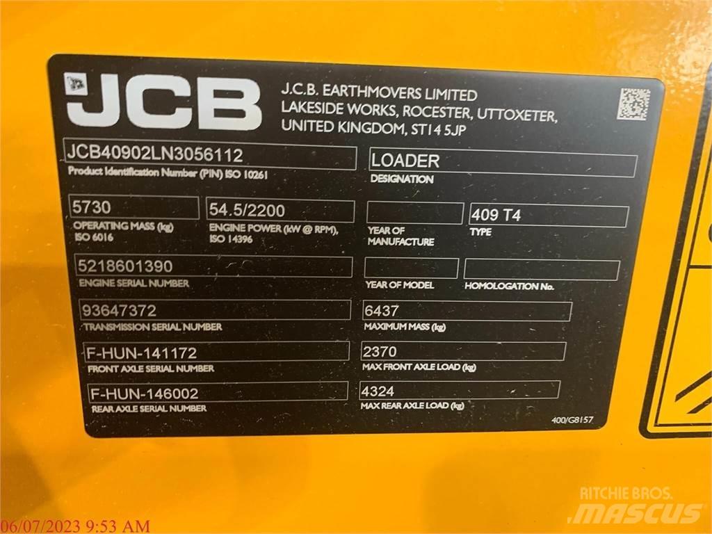 JCB 409 Ładowarki kołowe