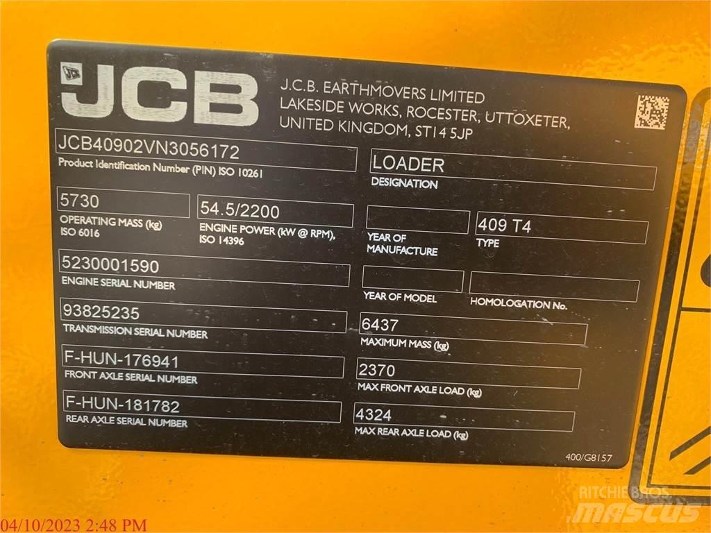 JCB 409 Ładowarki kołowe