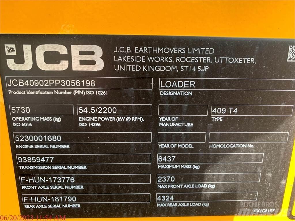 JCB 409 Ładowarki kołowe