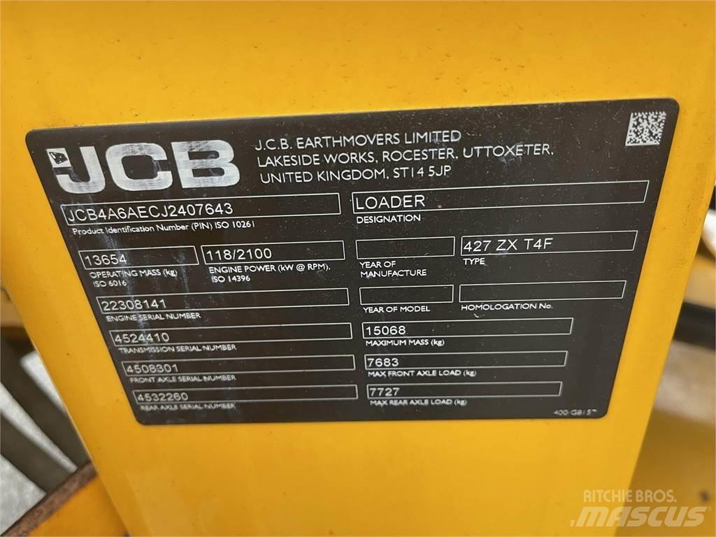 JCB 427ZX Ładowarki kołowe