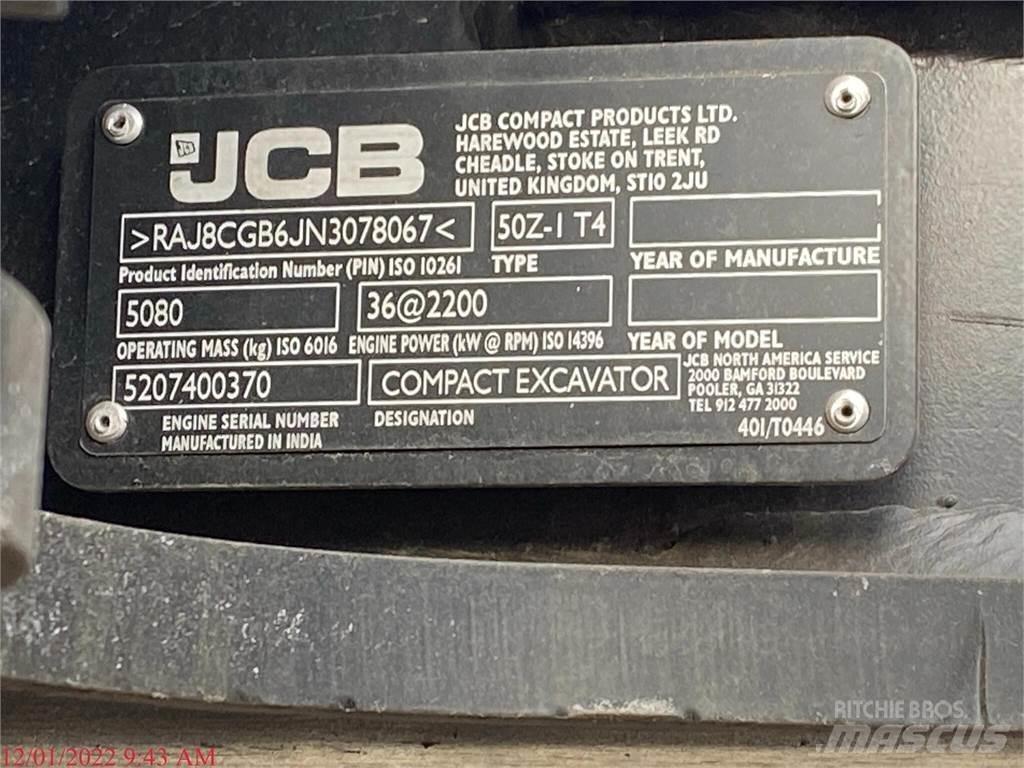 JCB 50Z-1 Minikoparki