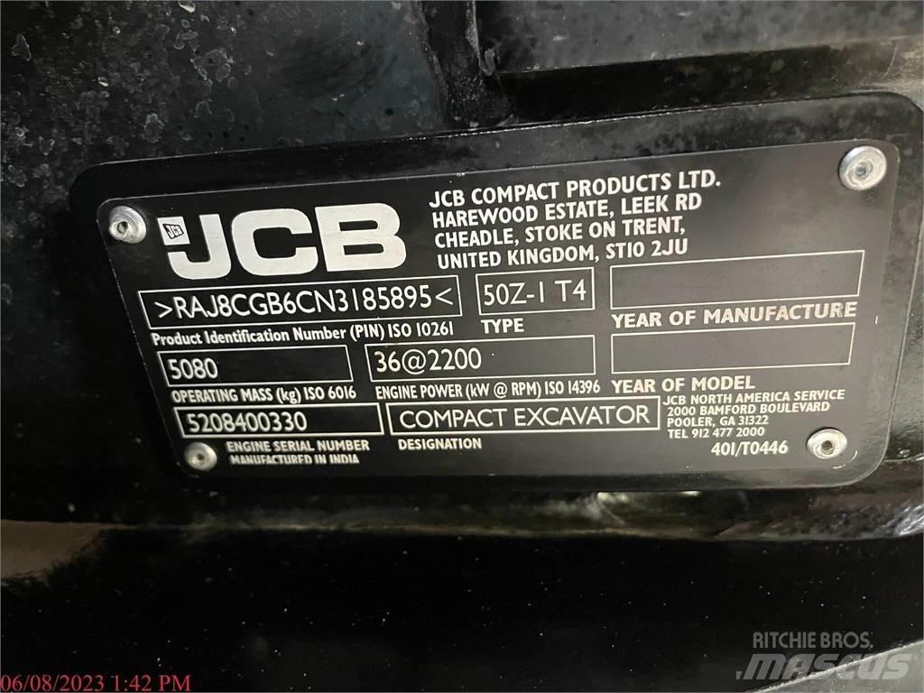 JCB 50Z-1 Minikoparki