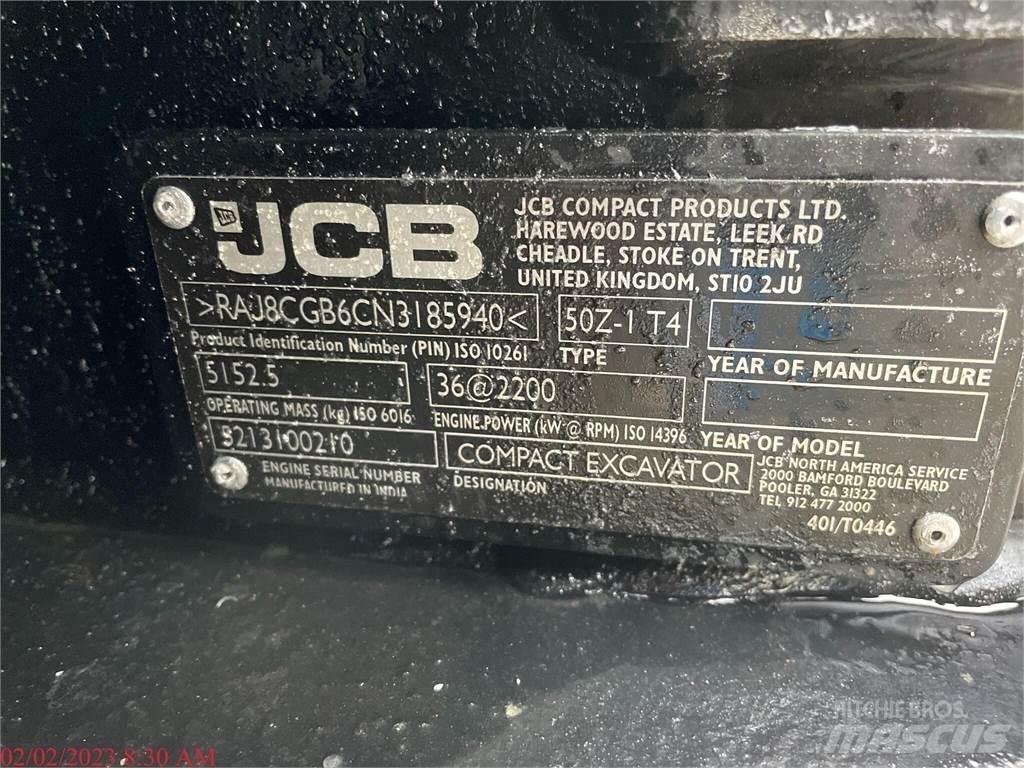 JCB 50Z-1 Minikoparki