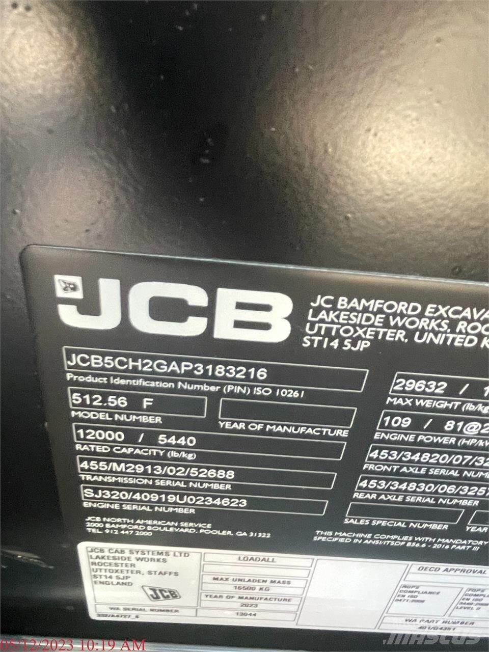 JCB 512-56 Ładowarki teleskopowe