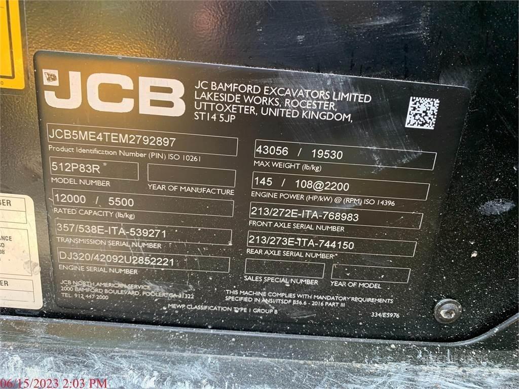 JCB 512-83R Ładowarki teleskopowe