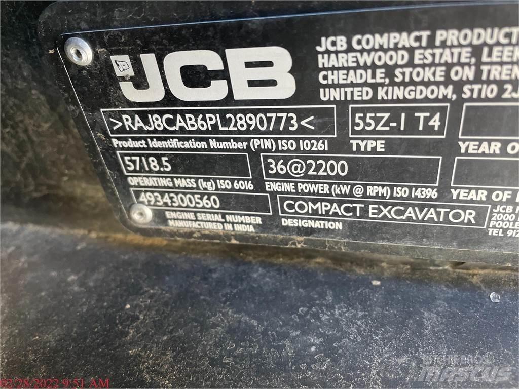 JCB 55Z-1 Minikoparki