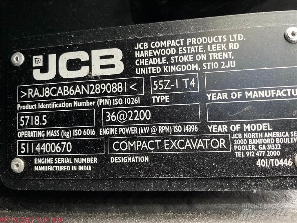 JCB 55Z-1 Minikoparki