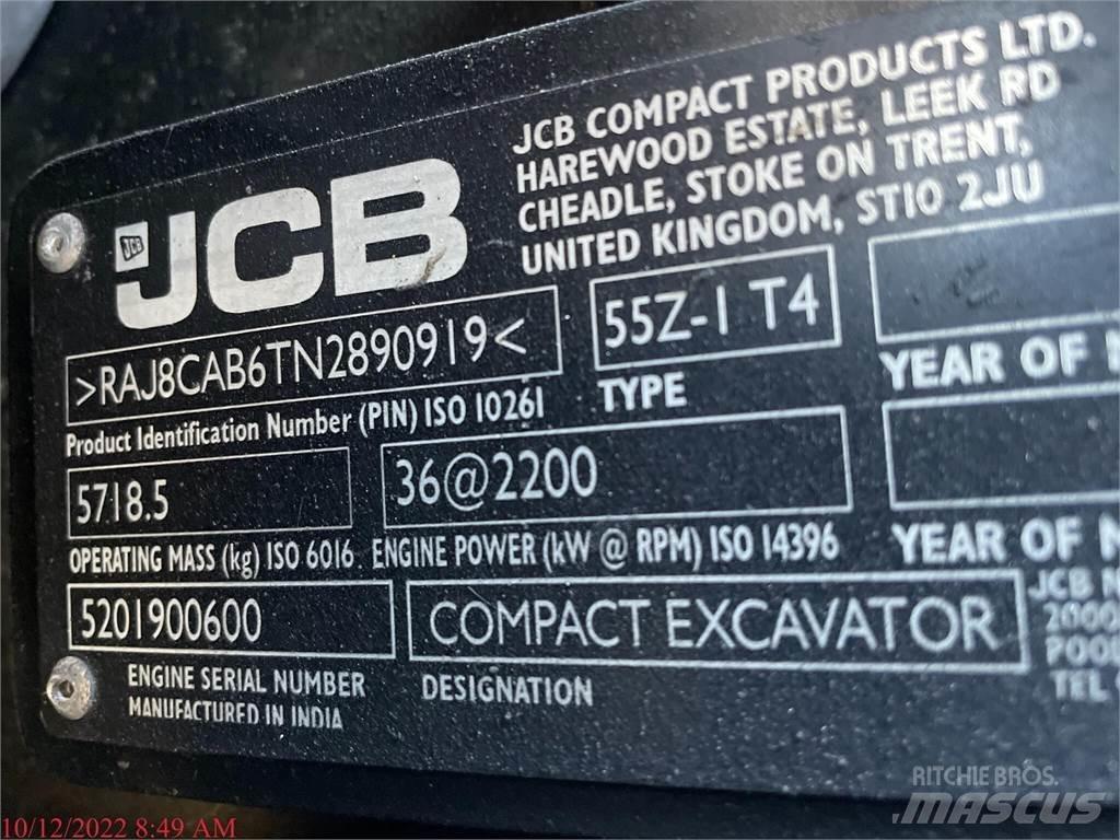 JCB 55Z-1 Minikoparki
