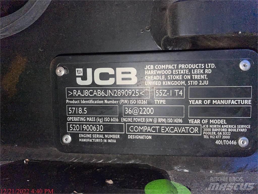 JCB 55Z-1 Minikoparki