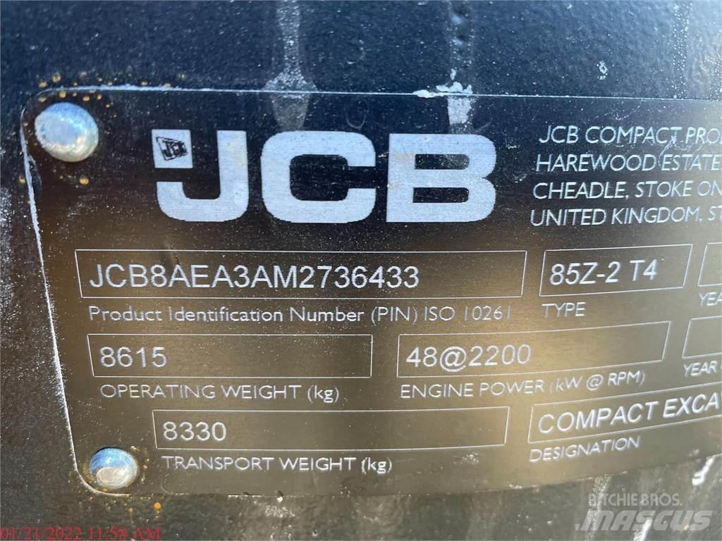 JCB 85Z-2 Koparki gąsienicowe