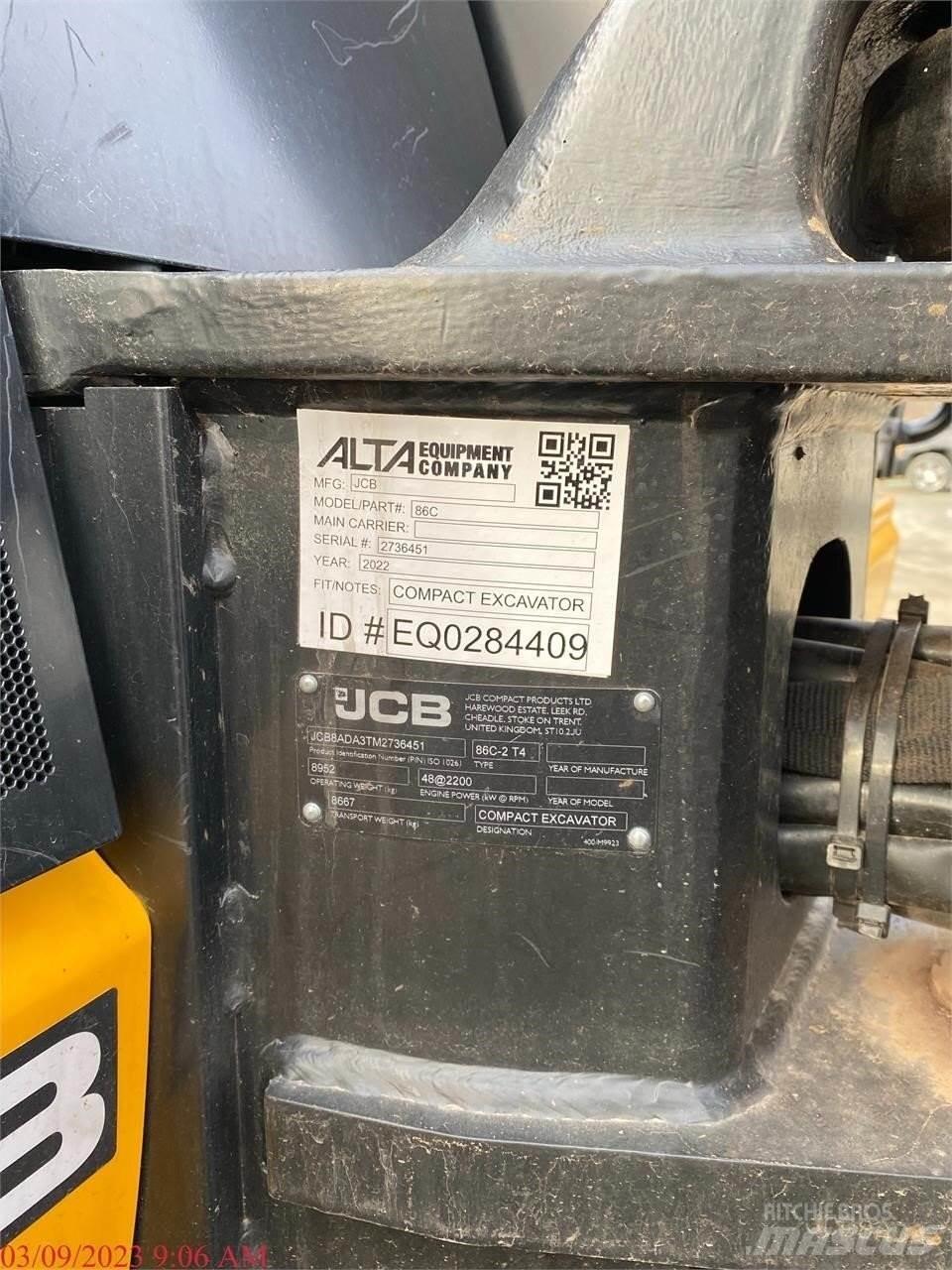 JCB 86C-2 Koparki gąsienicowe