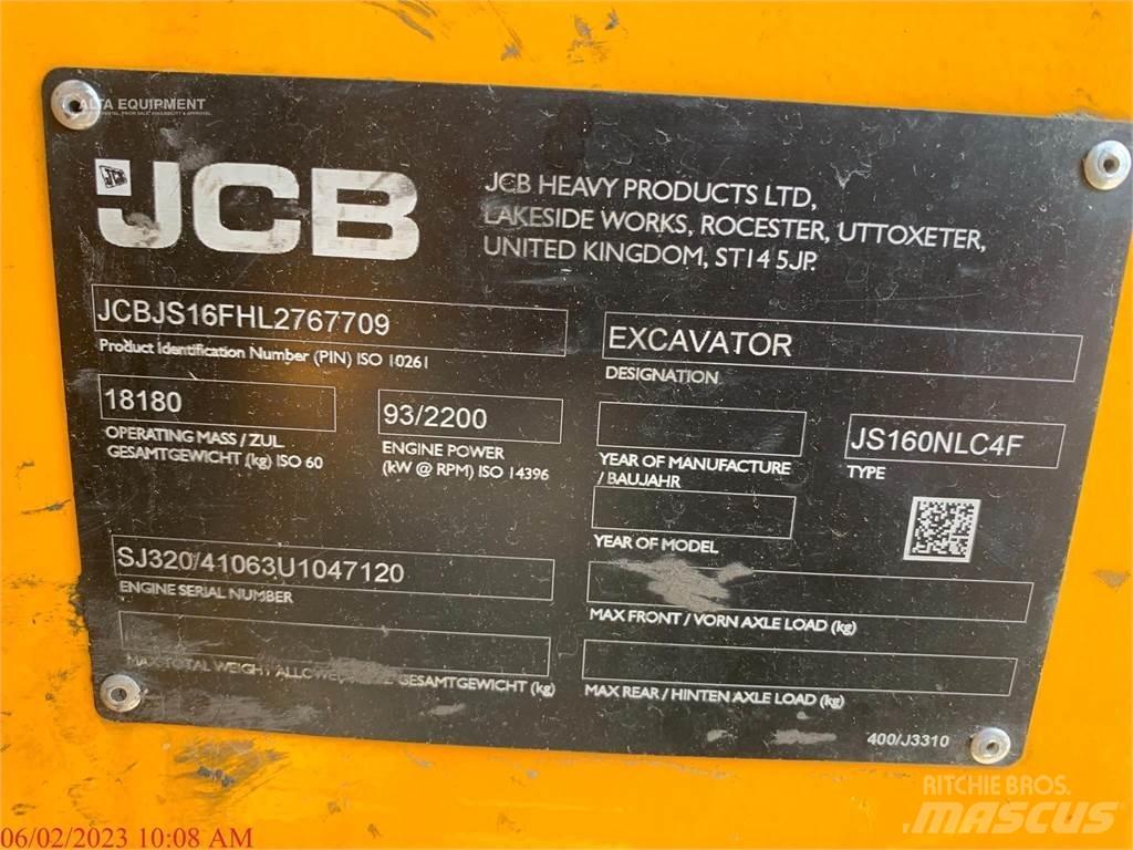 JCB JS160 Koparki gąsienicowe