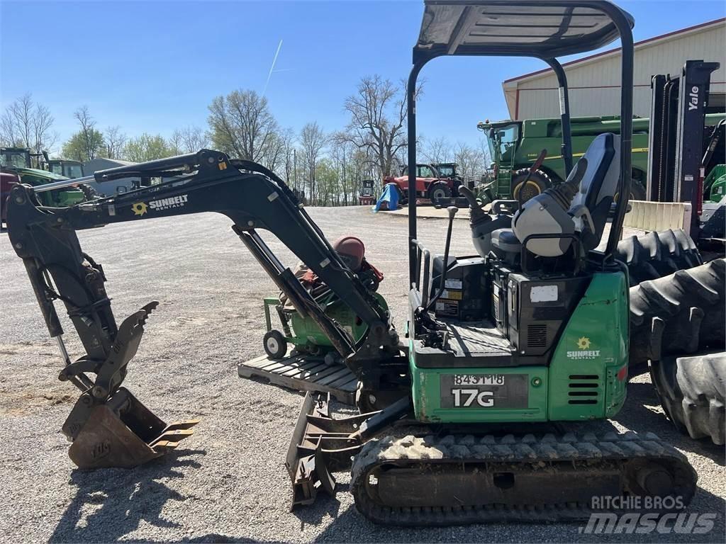 John Deere 17G Minikoparki