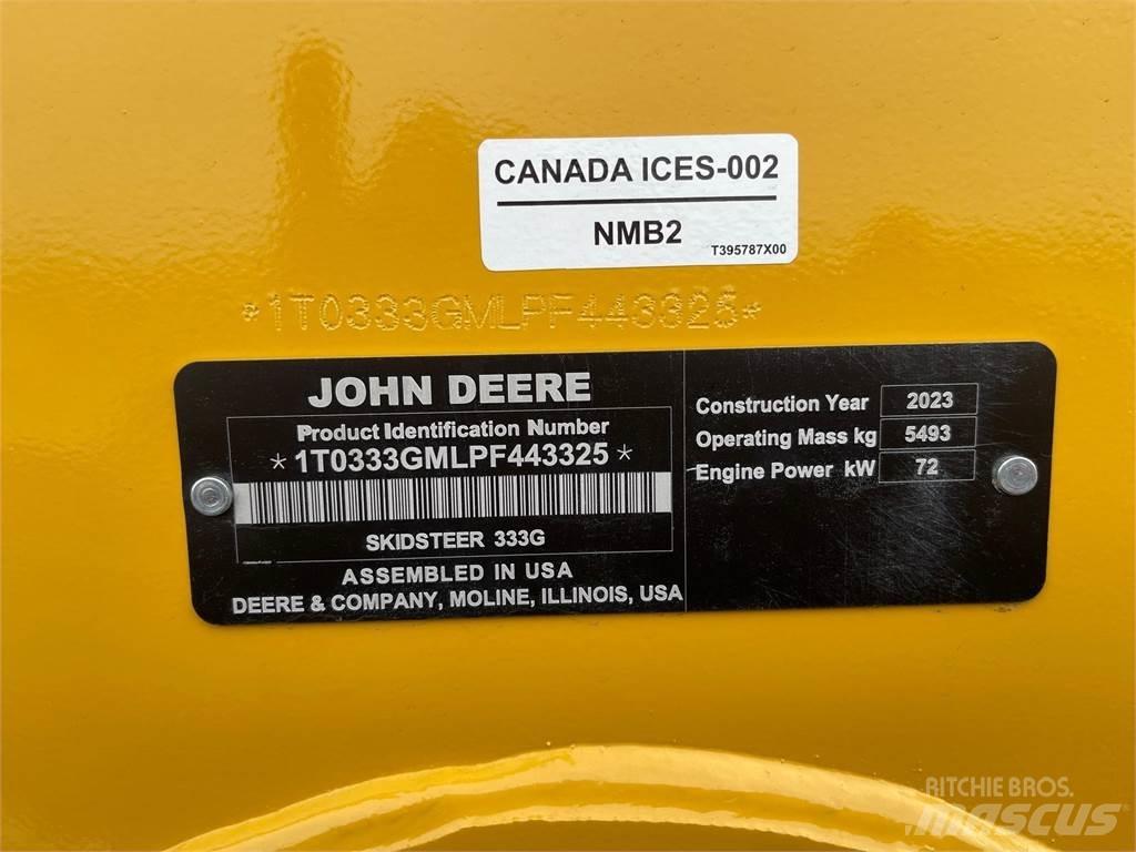 John Deere 333G Kosiarki bijakowe