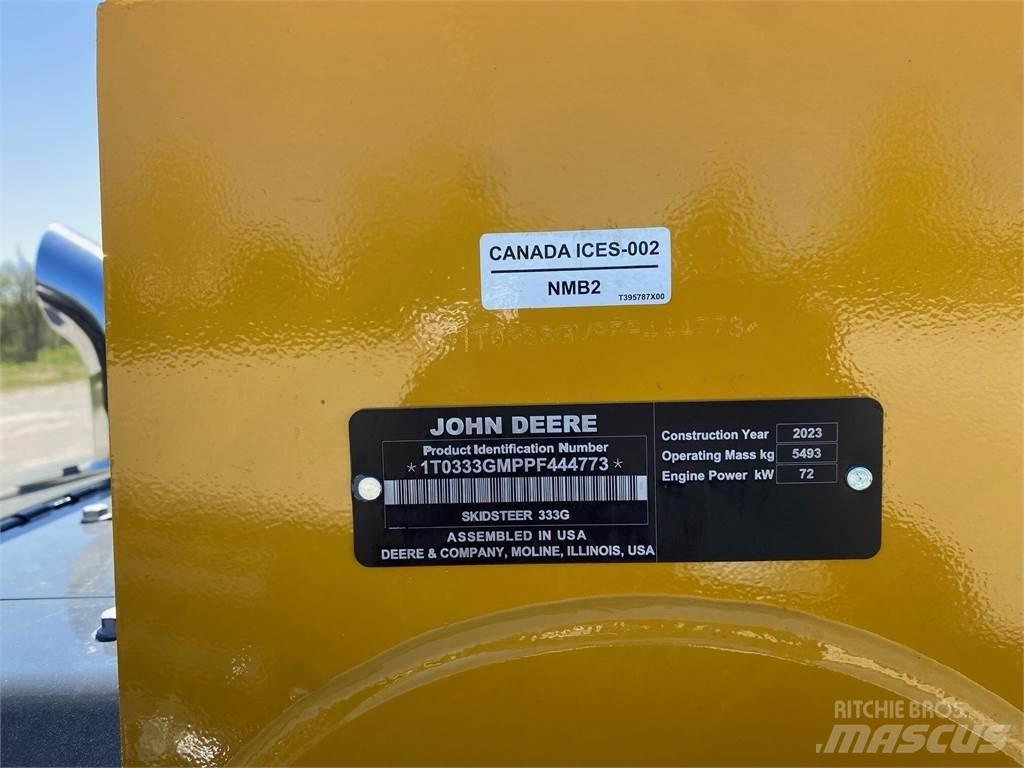 John Deere 333G Ładowarki burtowe