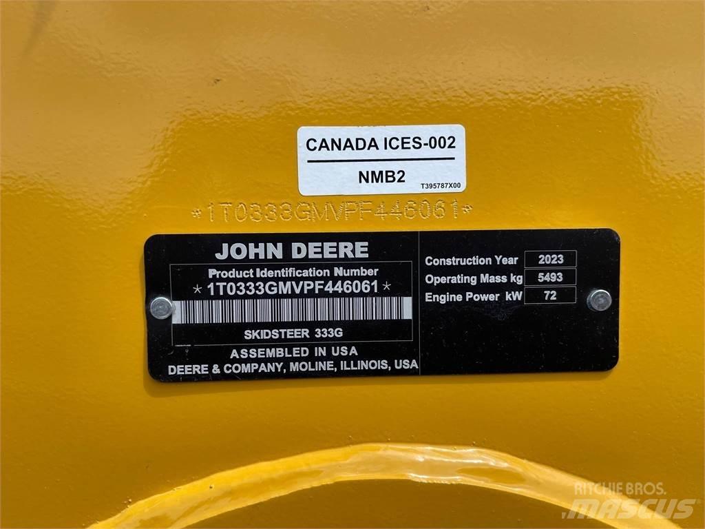 John Deere 333G Ładowarki burtowe