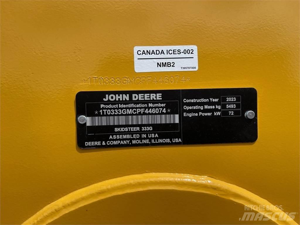 John Deere 333G Ładowarki burtowe