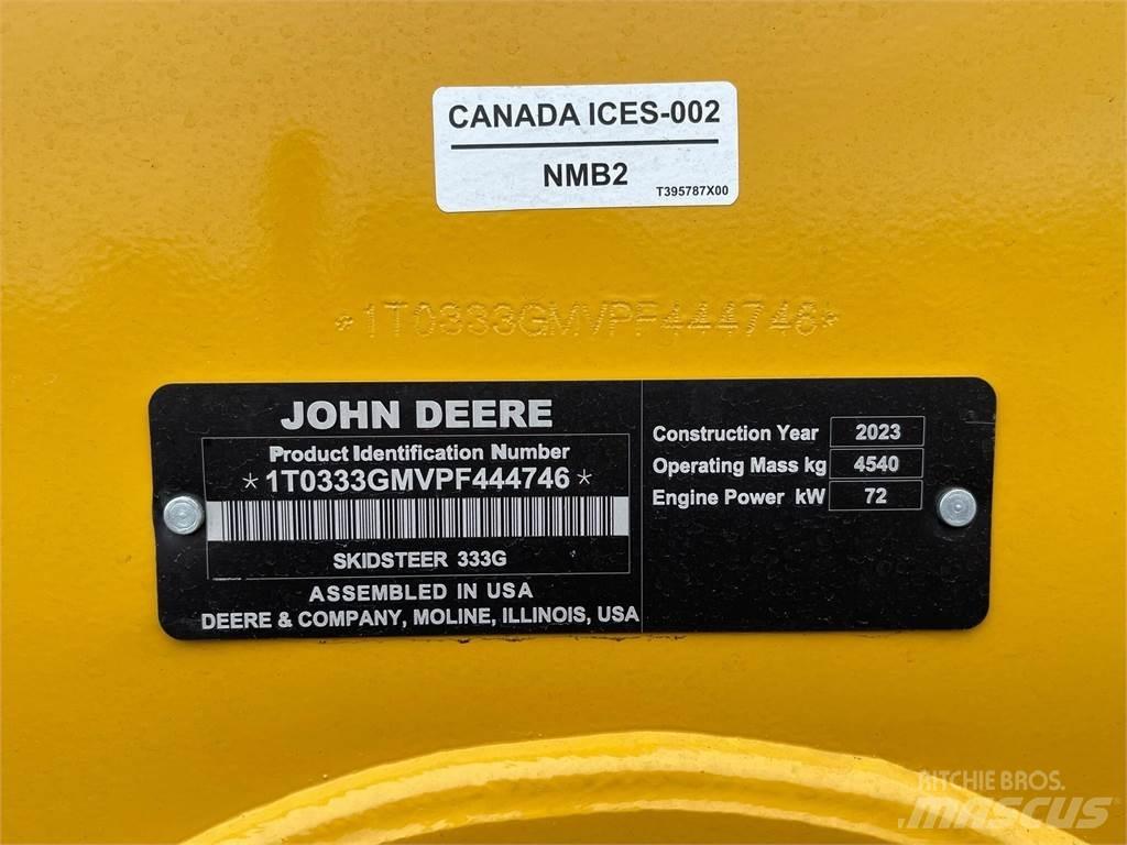 John Deere 333G Ładowarki burtowe