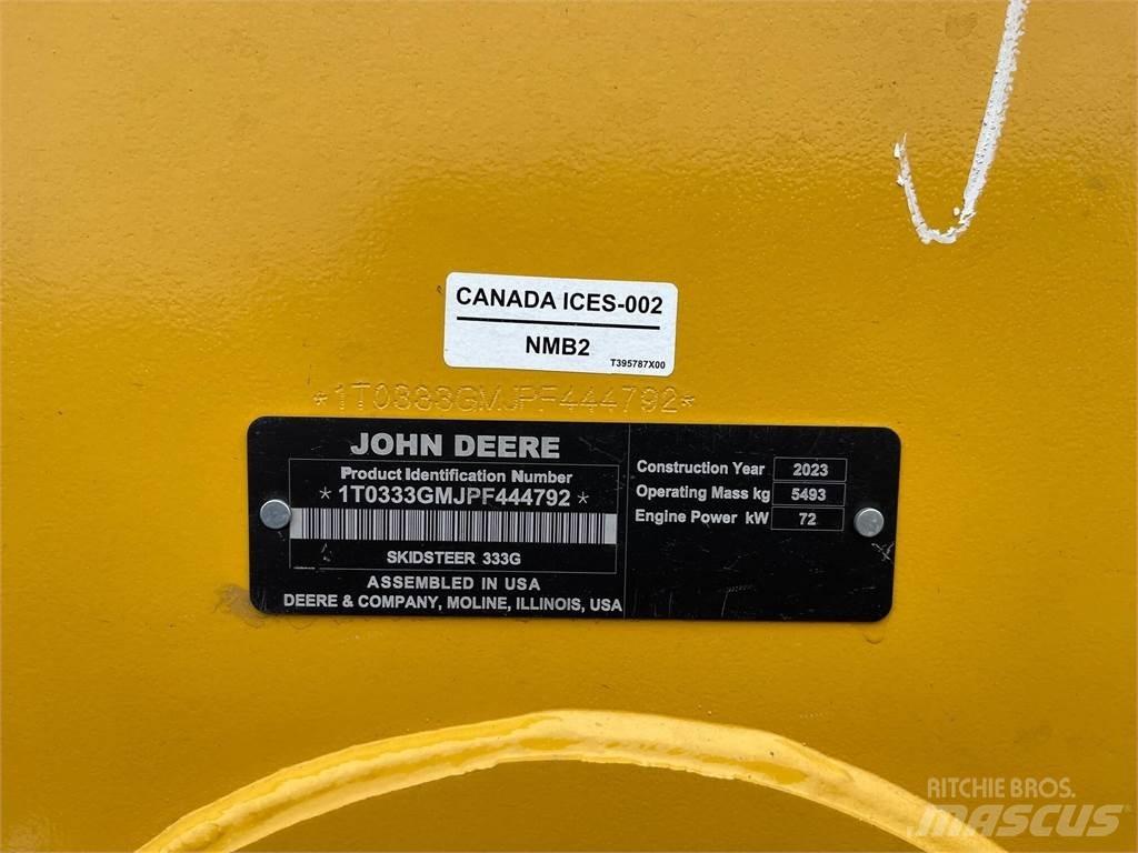 John Deere 333G Ładowarki burtowe