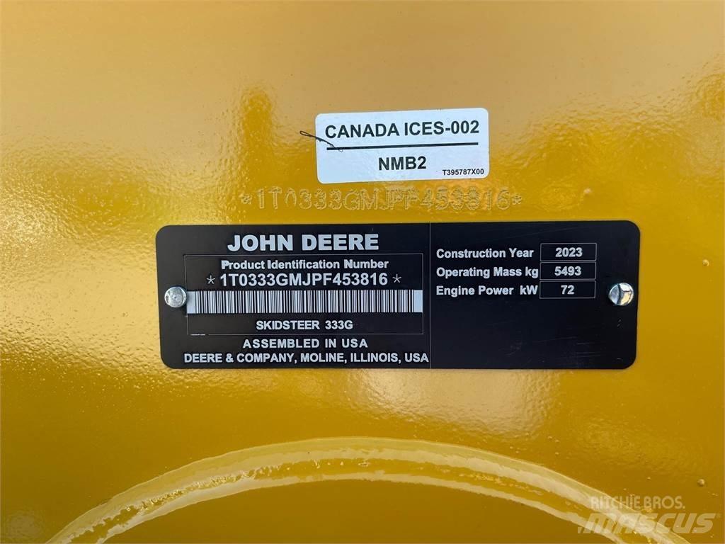 John Deere 333G Ładowarki burtowe