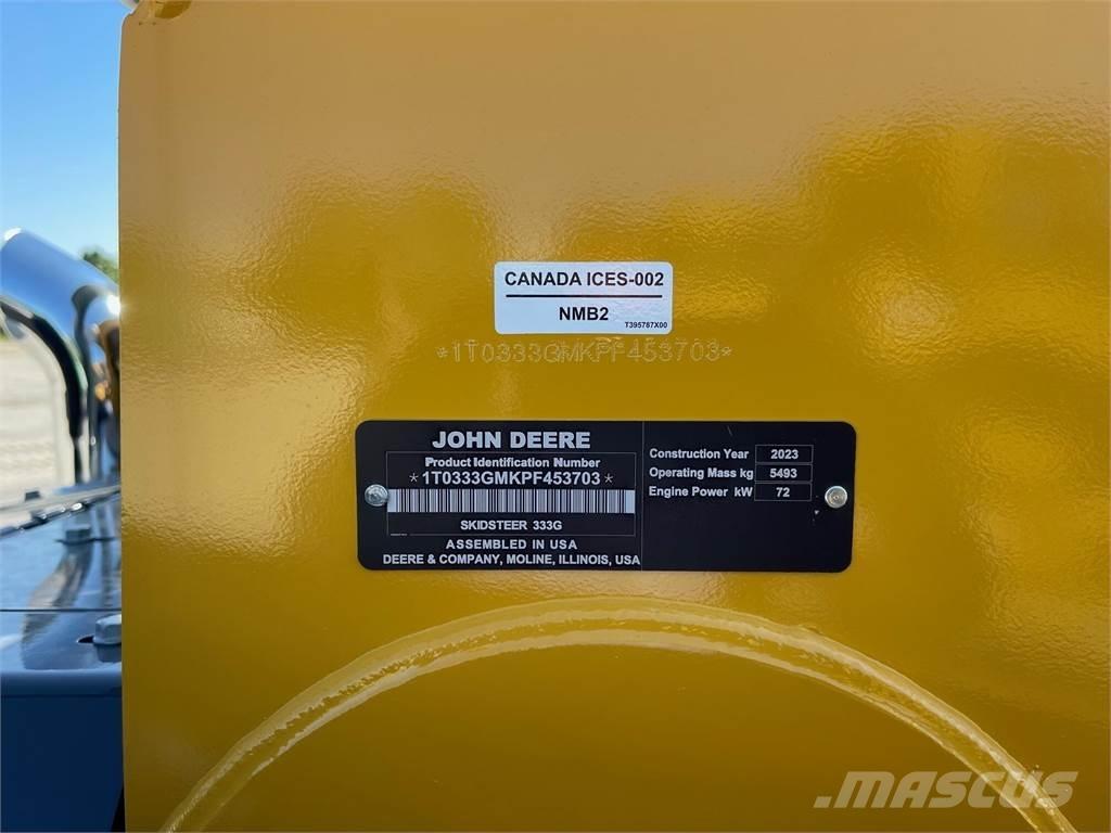 John Deere 333G Ładowarki burtowe