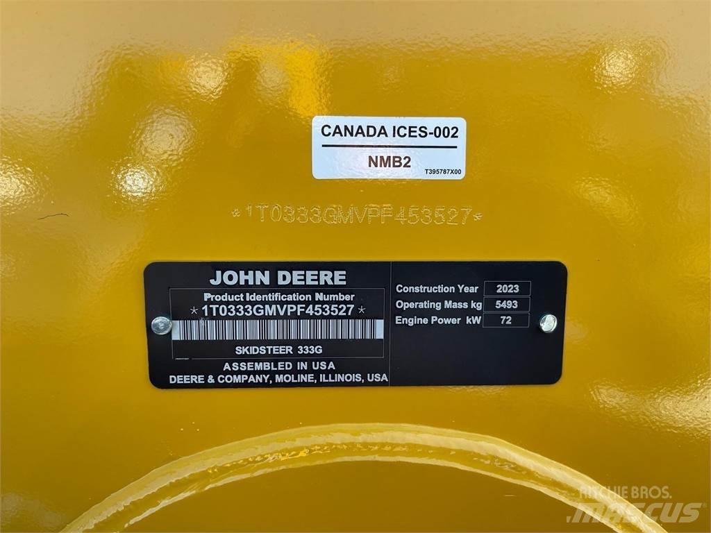 John Deere 333G Ładowarki burtowe
