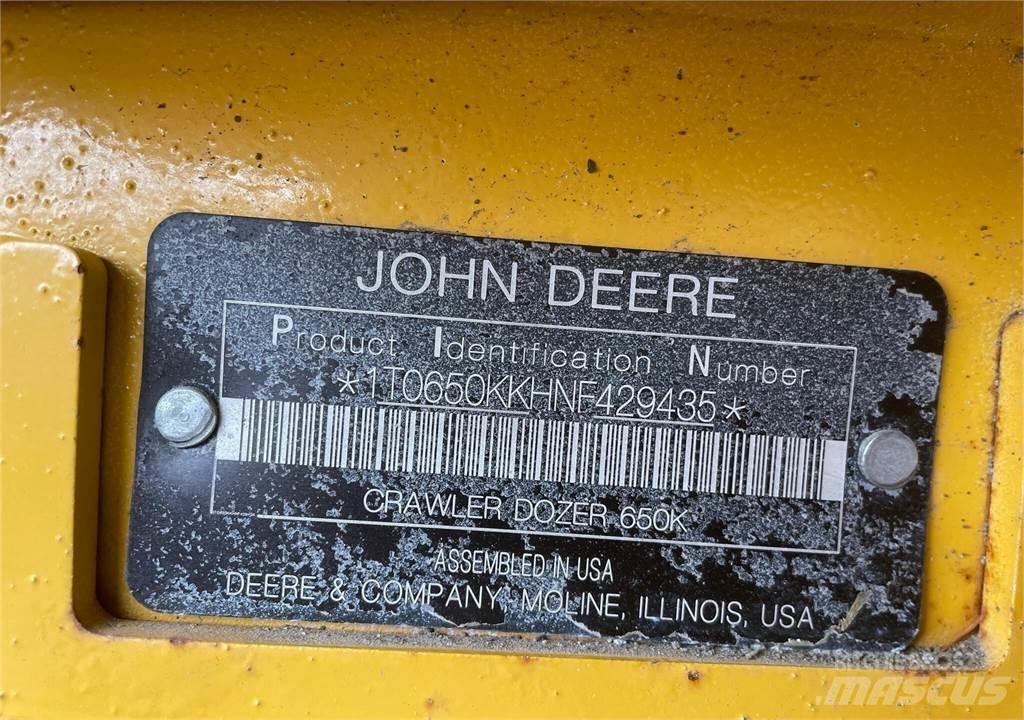 John Deere 650K LGP Spycharki gąsienicowe