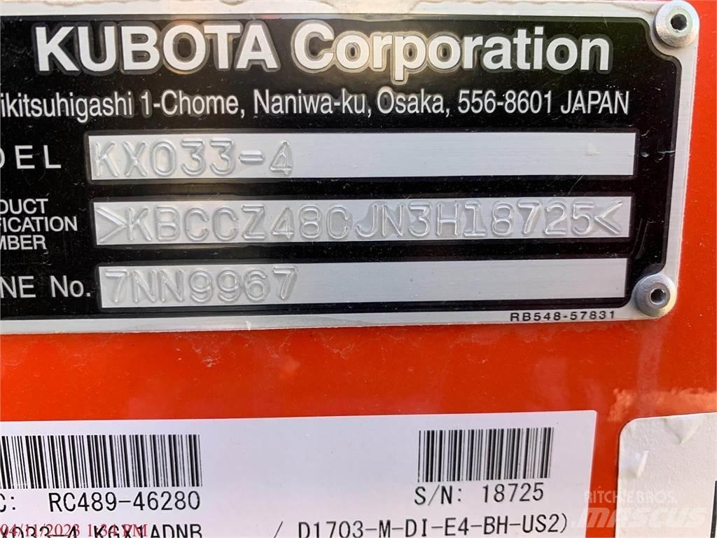 Kubota KX033-4 Minikoparki