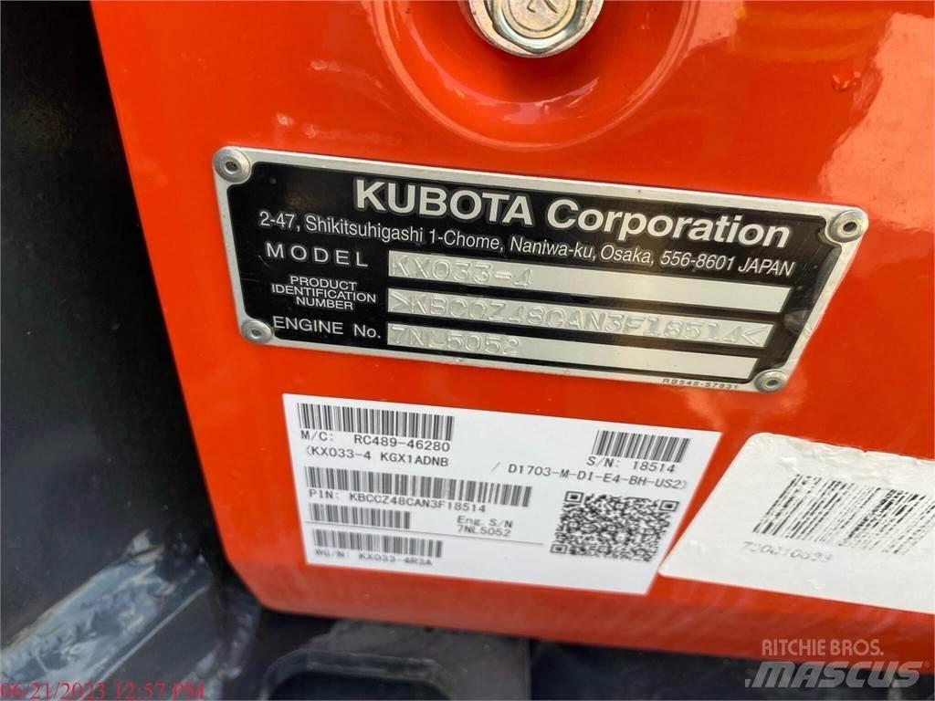 Kubota KX033-4 Minikoparki