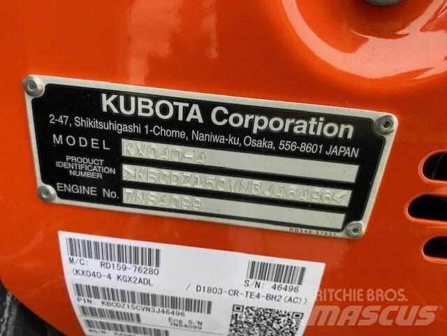 Kubota KX040-4 Minikoparki