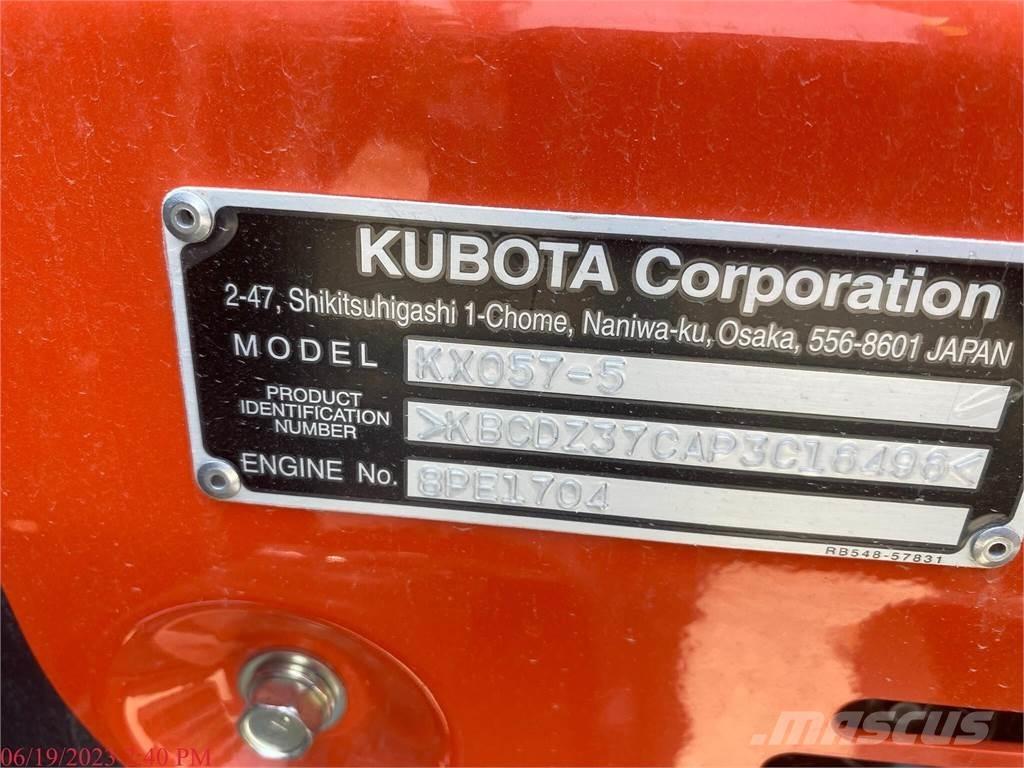 Kubota KX057-5 Koparki gąsienicowe