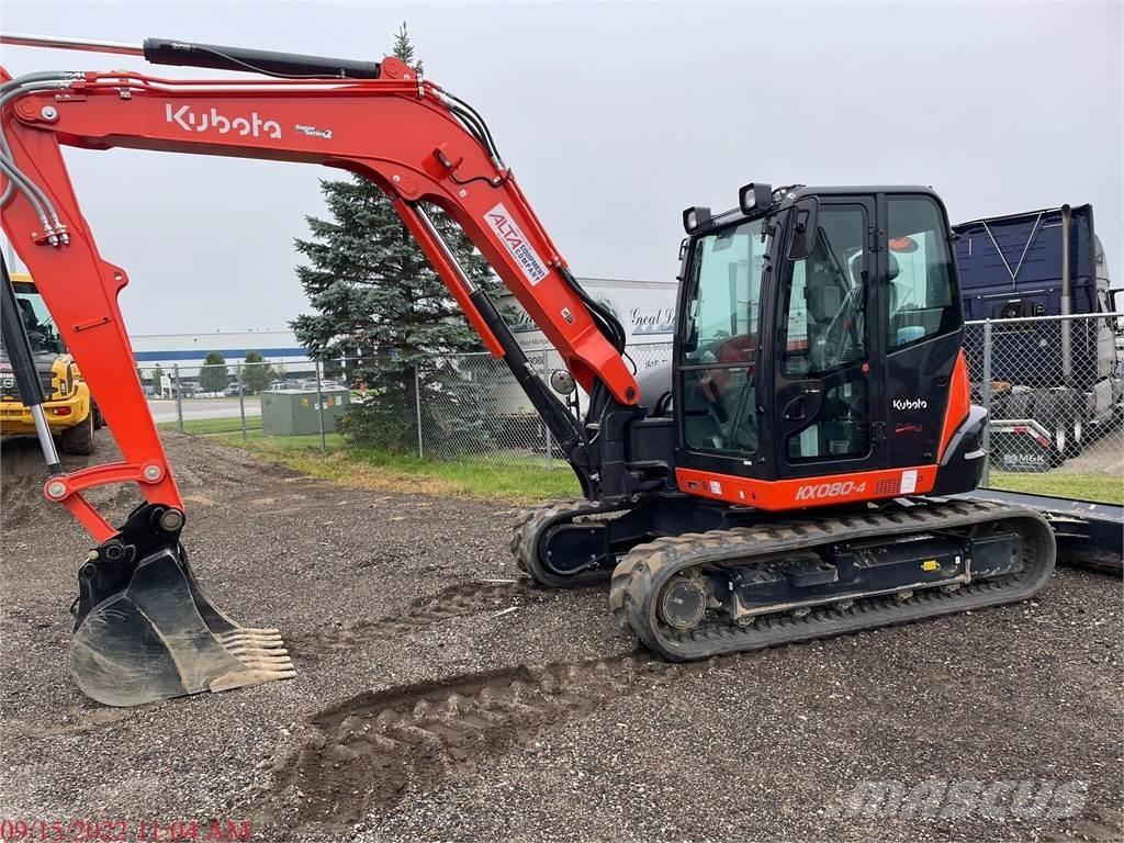 Kubota KX080-4 Koparki gąsienicowe